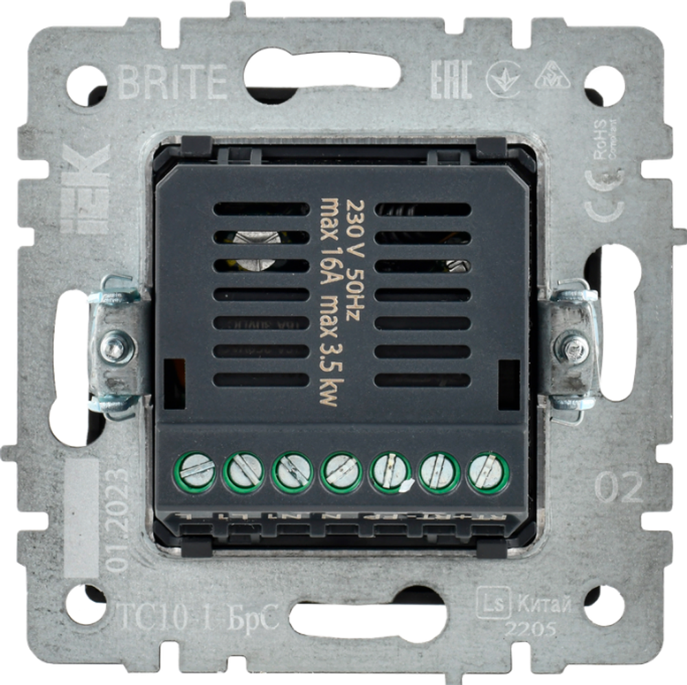 Термостат электронный IEK BR-RT11-K46