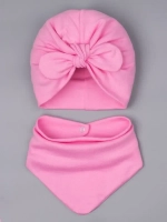 Чалма осенняя для девочки и снуд