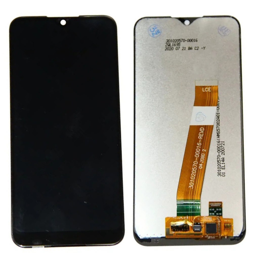 Дисплей для Samsung Galaxy M01 (M015F) с тачскрином Черный (Узкий коннектор)