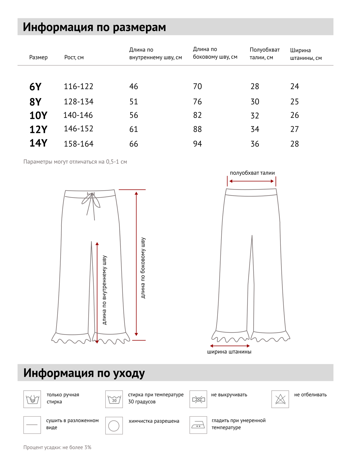 Брюки детские "Ромбики"
