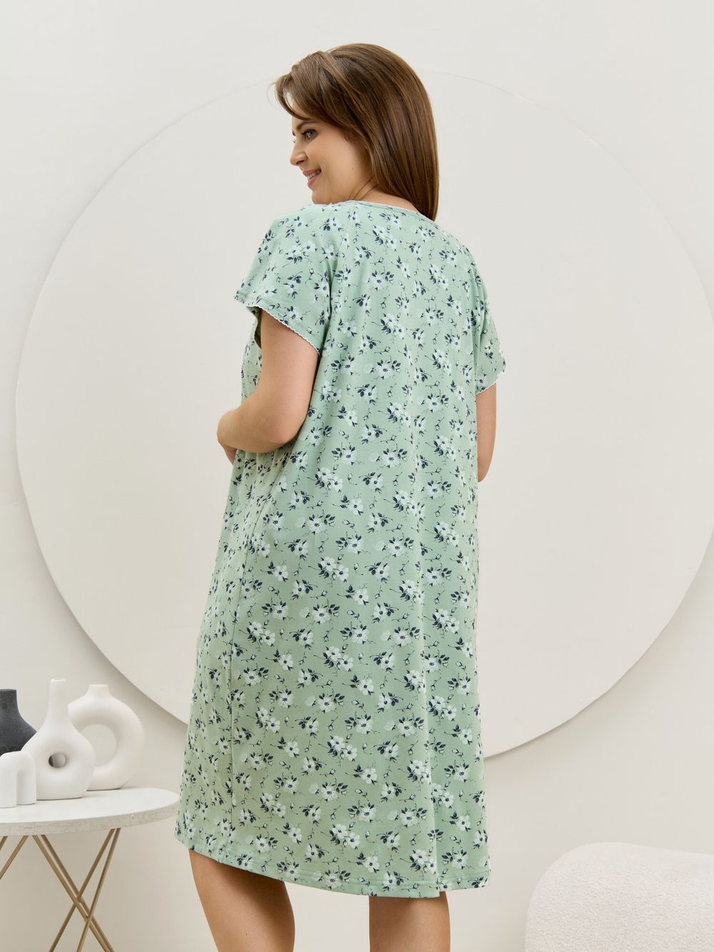 Ночная сорочка Эла Виотекс ЗЕЛЁНЫЙ