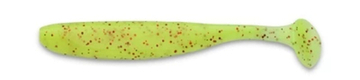 Приманка силиконовая Keitech Easy Shiner 3" PAL #01 Chartreuse Red Flake
