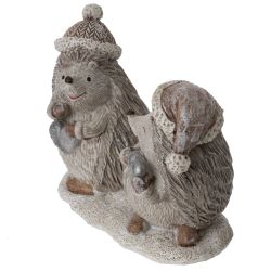 GAEM Фигурка декоративная "Ёжики", L12,5 W5 H9 см