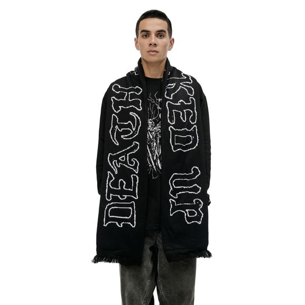 Шарф Death Fucked Up черный - фото 2