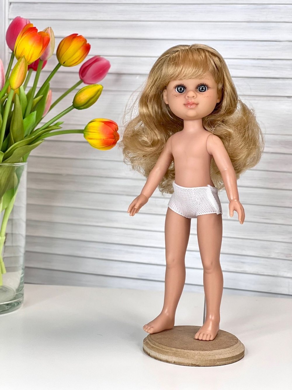 Кукла BERJUAN виниловая 35см Ева без одежды (2887A)