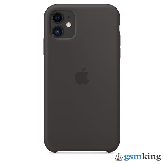 Apple Silicone Case iPhone 11 Black (Чёрный)