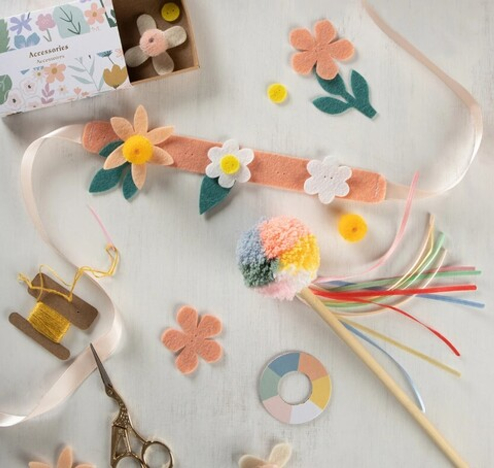 Набор для рукоделия "Ободок цветочный"