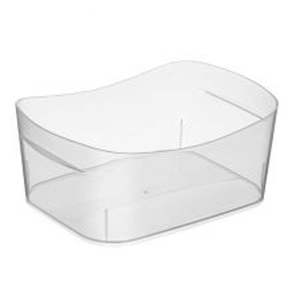 "Poplar" Корзина для хранения "Универсальная" 2,7л, 24х16,5х9см, цв.прозрачный