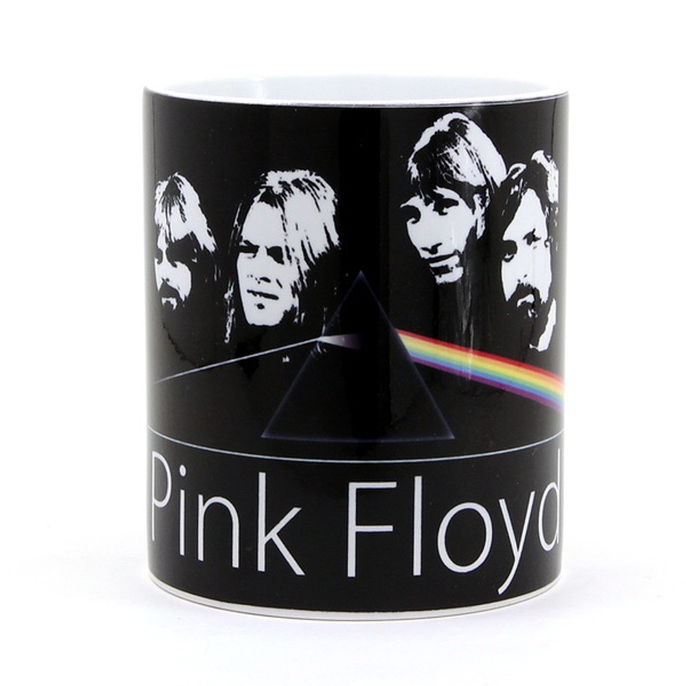 Кружка Pink Floyd группа+призма+надпись (030)