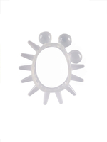 Эластичное эрекционное кольцо с шариками и лучами