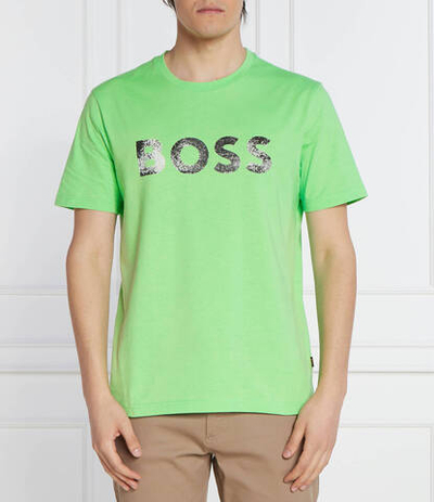 Футболка Te_Bossocean BOSS ORANGE - зеленый(50515997)