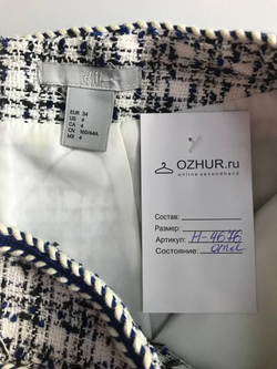 Юбка H&M в стиле Coco, маркировка 34, визуально 40 размер