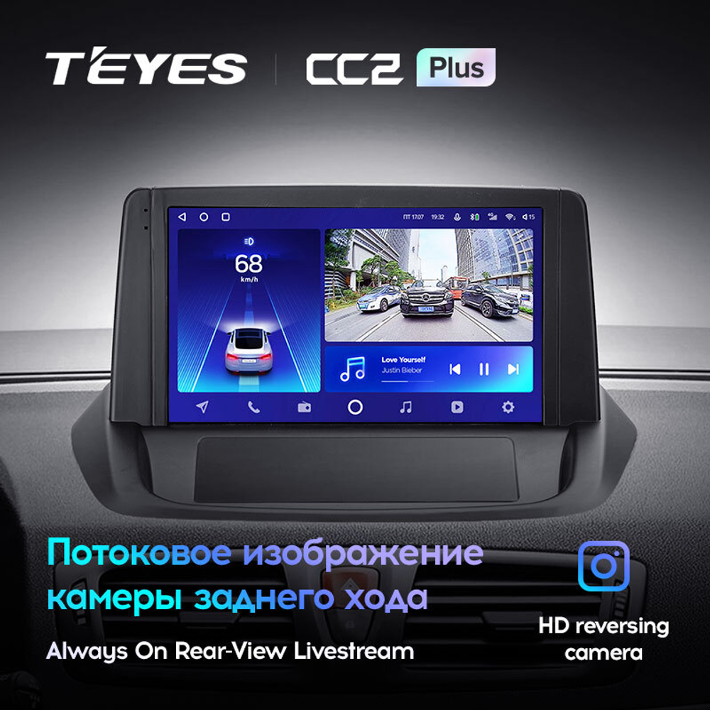 Teyes CC2 Plus 9"для Renault Fluence 1 2009-2017