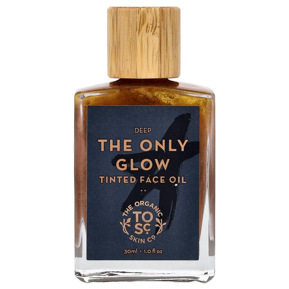 The Organic Skin Co., The Only Glow, масло для лица с тонирующим эффектом, насыщенный цвет, 30 мл (1 жидк. унция)