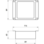 Светильник светодиодный ЭРА Грильято SPO-646-3-5K-S6 36Вт 5000К 89х89мм Домино 100х100 металлик 6 кубиков драйвер