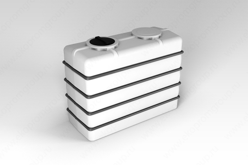 Емкость пищевая в обрешетке ЭкоПром K 3000 л. узкая (223x96x175см;белый) - арт.555728