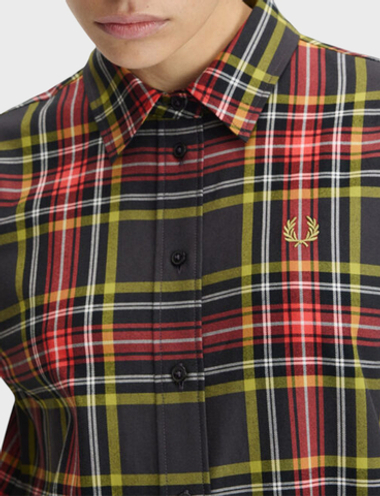 Платье FRED PERRY Tartan Shirt Dress