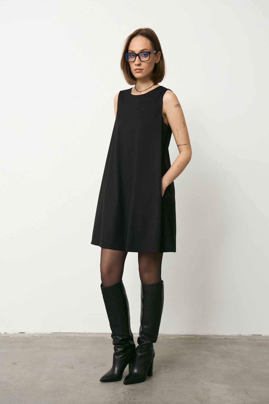 Платье R1095 черный / 42