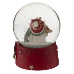 GAEM Фигурка декоративная "Снеговик" в стекл шаре, L6,5 W6,5 H8,5 см, 2в.