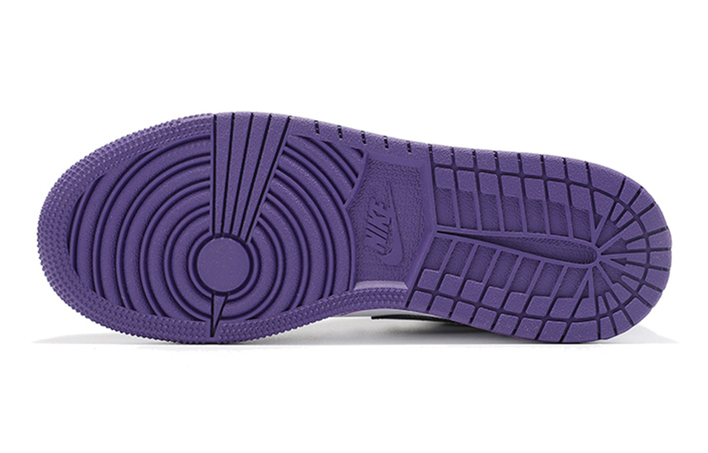Кроссовки Jordan Air Jordan 1 Low Court Purple GS (Подростковая размерная сетка)