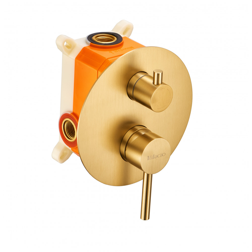 Душевая система встраиваемая Milacio Ultra MCU.150.GD золото