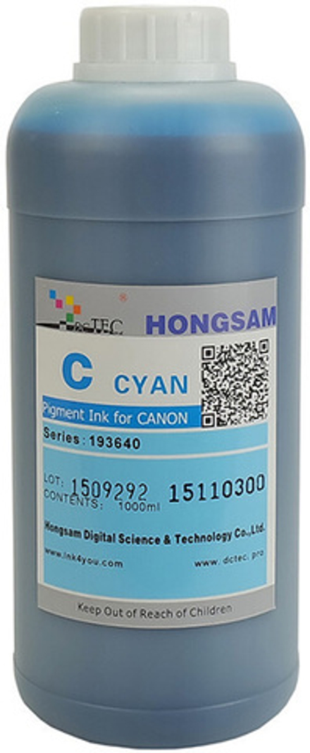 Чернила DCTec iPF6400/iPF8400 Cyan (C) 1000мл пигмент (серия 193640/193540)