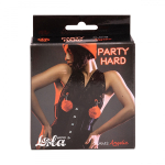 Зажимы на соски с красными меховыми шариками Lola Games Party Hard Clamps Angelic Red 1140-03lola