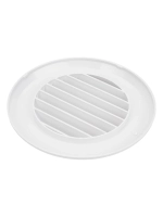 Решетка пластмассовая круглая без фланца (145х145х10 мм) Эвент ПКР 145