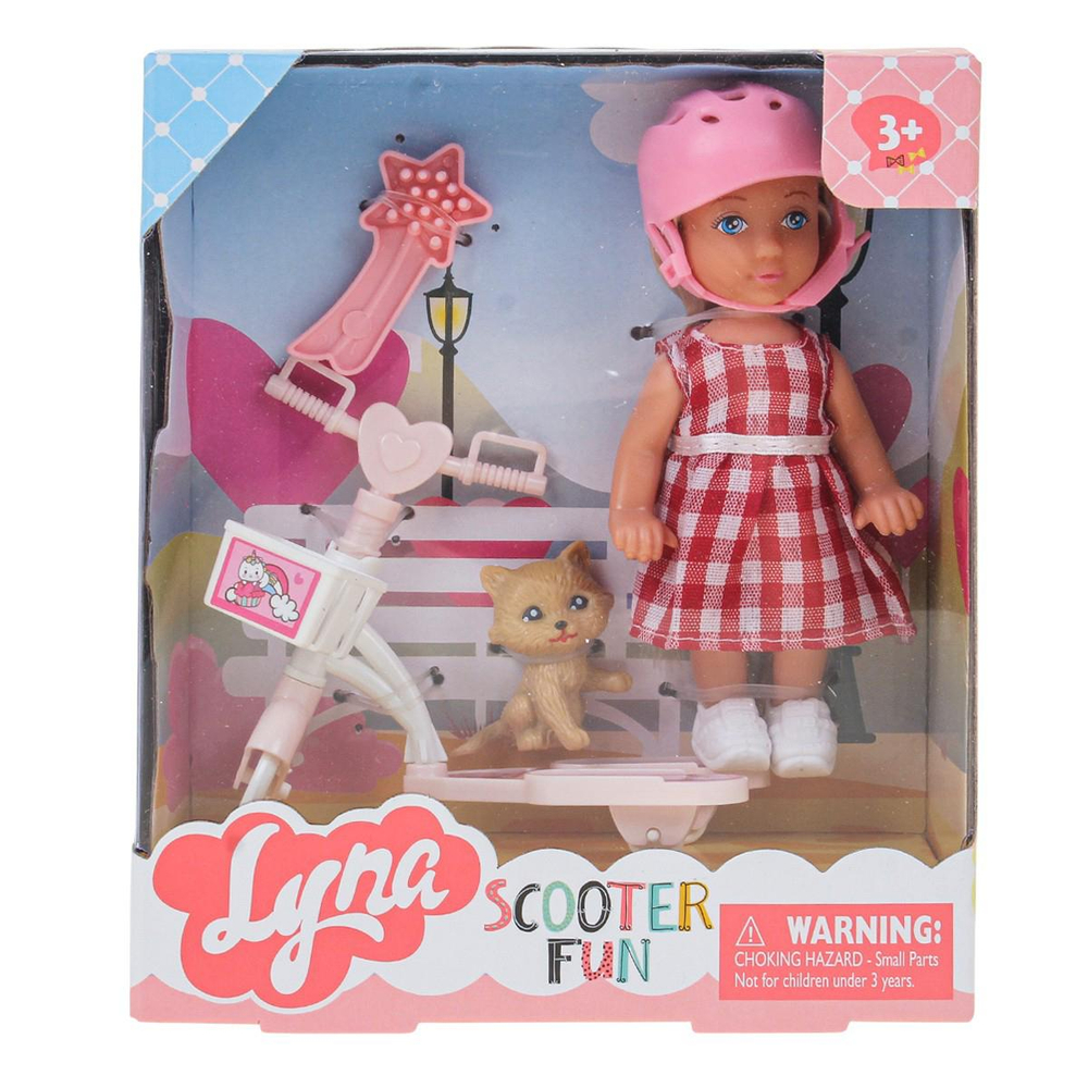 Кукла тип модница с аксесс. коробка 4603