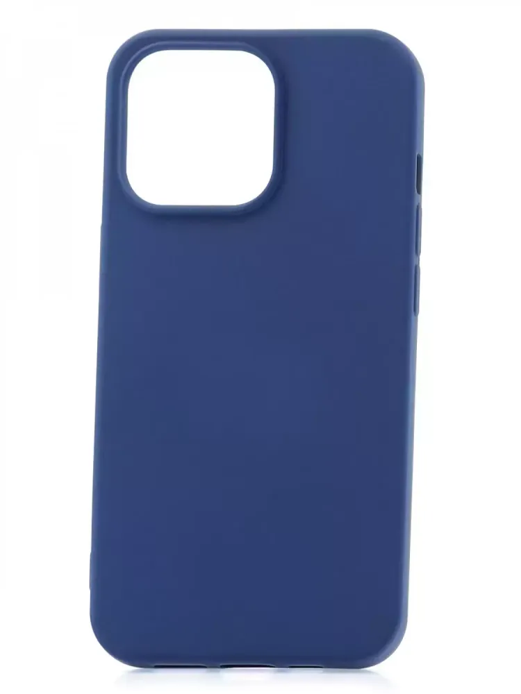 Накладка iPhone 14 Pro Max силикон синий
