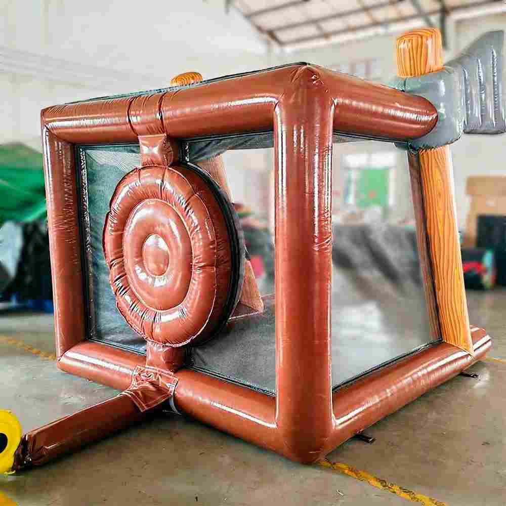 Надувной дартс «Битва топоров» на подкачке, диаметр 2,85 м, размер 2,85×2,75×2,75 м