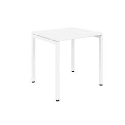 Стол рабочий Steel 11080+11101 Белый / Белый