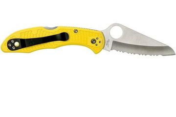 Складной нож Spyderco Salt 88SYL2 c клинком из стали H1, рукоять FRN