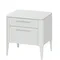 Тумба прикроватная Type 2 ящика ширина 50 см (белый)