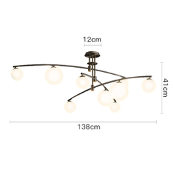 Потолочный светильник 8119P/9 black