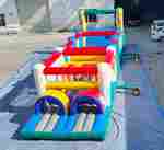 Коммерческая надувная полоса препятствий «Спорт-Актив», 12×3×4 м