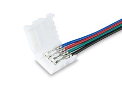 Ambrella Соединитель гибкий двухсторонний для светодиодной ленты 5050 12/24V (4 конт.) 150 мм GS7751 (5шт) LED Strip GS7751