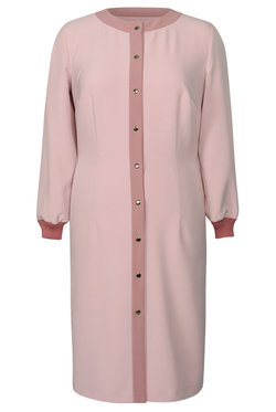 Офисное платье Mila Bezgerts 2656АЕ, цвет Розовый, размер 52-164