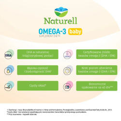 Naturell Omega 3 Baby - 40 капсул с откручивающейся крышкой