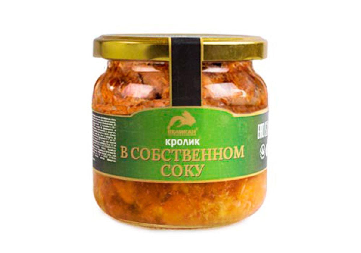Кролик в собственном соку, 300г