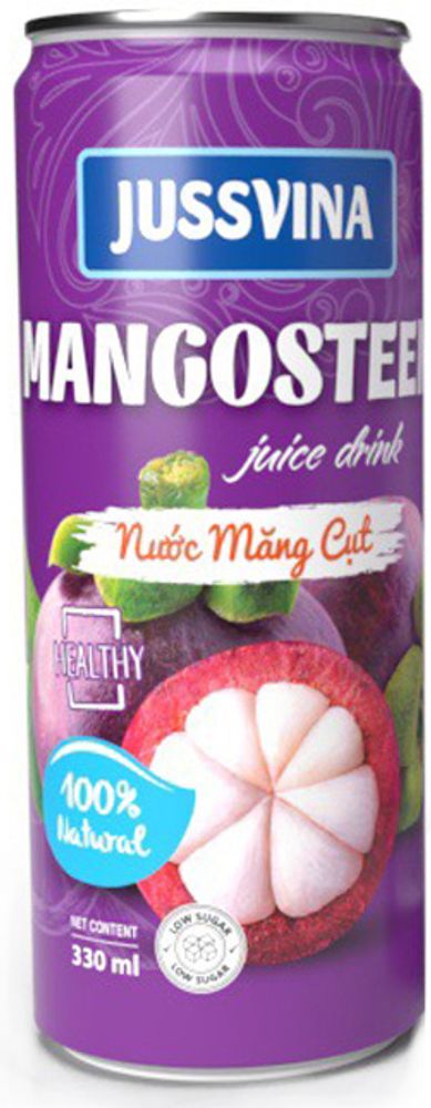 Сокосодержащий Негазированный Напиток Джуссвина Мангостин / Jussvina Mangosteen Juice Drink 0.33 - банка