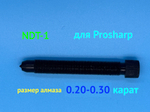 Алмазный карандаш NDT1 на Prosharp AS1001 L80mm 0,21-0,30ct
