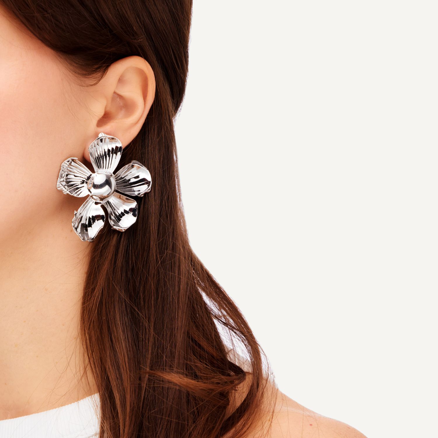 Серьги Flowers In Bloom Earrings – Silver