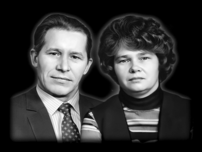 Горизонтальные портреты квадратной формы для двоих на стеклокерамике