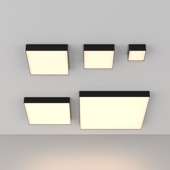 Потолочный светодиодный светильник Maytoni Zon C032CL-90W3K-SQ-B