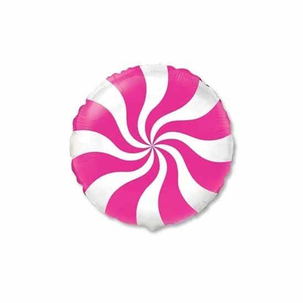 Шар круг "Конфета розовая" 45 см