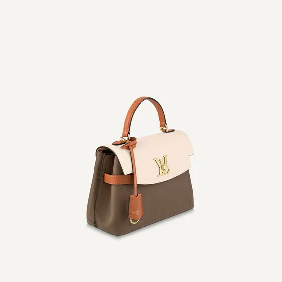 Сумка Louis Vuitton Lockme Ever BB коричневый/бежевый
