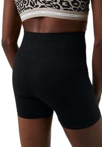 Женские Шорты теннисные Björn Borg Sthlm Seamless Light Shorts - черный