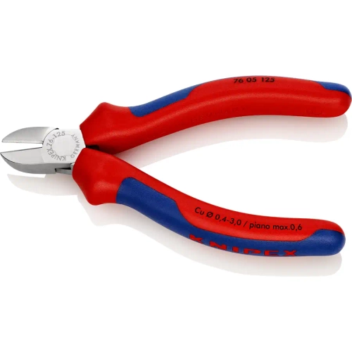 Кусачки боковые хромированные 125 мм Knipex 76 05 125