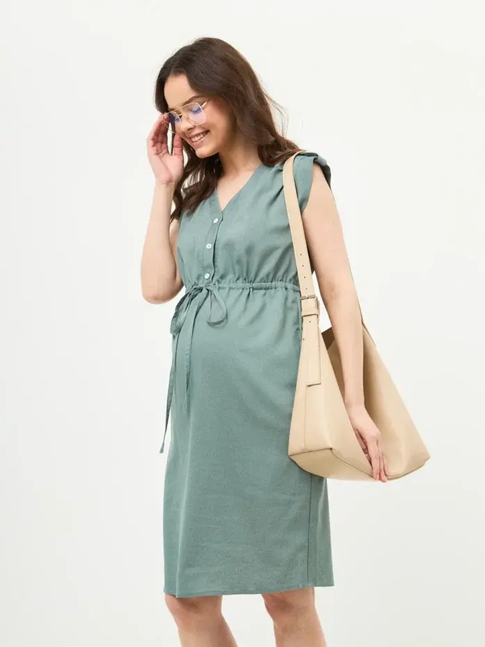 Платье-рубашка "Горсия" для беременных и кормящих мам